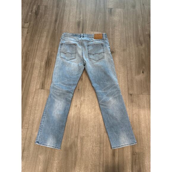 American Eagle Next Level Air Flex Slim Straight Men's Jeans 33x30 - Picture 2 of 7